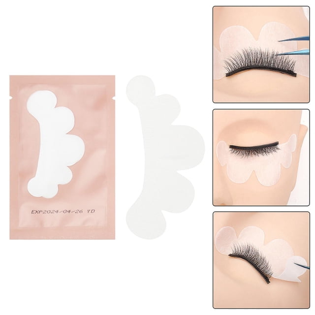 50 pares de parches de extensión Perfecl hidrogel para pestañas Estilo B