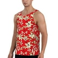 thumbnail image 2 of Haiem Lilies Flowers Men Workout Tank Top Gym Bodybuilding Sleeveless Muscle T Shirts Athletic Tank Breathable Workout Shirt-XX-Large, 2 of 9