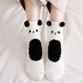 thumbnail image 4 of Milue Winter Fuzzy Socks for Women Casual Home Sleep Socks Cartoon Doll Slipper Socks, 4 of 21
