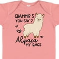 thumbnail image 4 of Inktastic Grammie's You Say Alpaca My Bags Boys or Girls Baby Bodysuit, 4 of 5