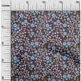 thumbnail image 2 of oneOone Polyester Spandex Brown Fabric Floral Dress Material Fabric Print Fabric By The Yard 56 Inch Wide, 2 of 5