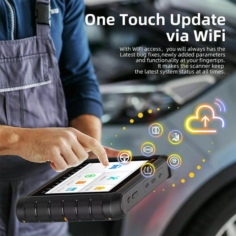 FOXWELL GT65 OBD2 Scanner, All System Bidirectional Diagnostic Tool with 24+ Resets, Active Test, ABS Bleeding, DPF, EPB/TPMS/Oil Reset, Battery Register, OBDII Automotive Code Reader Scan Tool