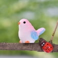 thumbnail image 2 of Jiibva 4pcs Miniature Bird Figurines Small Bird Models Simulated Animals Ornaments Artificial Miniature Animal Model Birds Craft Bird, 2 of 7