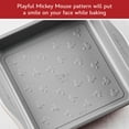 thumbnail image 5 of Farberware Disney Bake with Mickey Mouse 9 Inch Nonstick Square Cake Pan, Dishwasher Safe and Oven Safe to 450°F, Red, 5 of 13