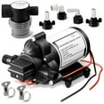 thumbnail image 1 of RV Water Pump 12V DC - Easy to Install Self Priming 4.0 GPM 45PSI 12V Water Pump with Pressure Switch, 50 Mesh Strainer, Thermal Overload Protection, Diaphragm, for RV, Marine, Camping, Yacht, Garden, 1 of 6