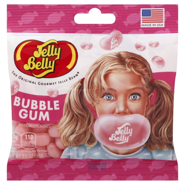 Jelly Belly, Bubble Gum Jelly Beans, 3.5 Oz