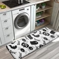 thumbnail image 3 of Halloween Black Ghosts Bats and Pumpkins Kitchen Rug Mat,Kitchen Runner Rugs Non Skid Washable,Decorative Kitchen Floor Mats for Kitchen,Sink,Laundry,17"x47.2", 3 of 7