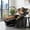 Dark Gray, variant on BSHTI PU Manual Recliner Chair – Single Sofa Recliner with Adjustable Backrest, High-Density Foam, Hardwood Frame, Comfort Lazy Chair for Living Room, Bedroom, Black
