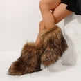 thumbnail image 5 of Stylish Winter Boots for Women, Faux Fur Mid-Calf Snow Booties, 5 of 5