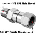 thumbnail image 2 of Pressure Washer Swivel, 3/8 Inch NPT Thread Pressure Washer Fittings, 5000 PSI,, 2 of 5