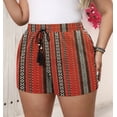 thumbnail image 3 of Daystry Womens Plus Size Casual Shorts Drawstring Summer Comfy Elastic Waist Lightweight Shorts Pull On Short with Pockets, 3 of 15