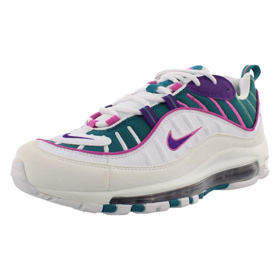 Nike Air Max 98 Women's Shoes Bright Spruce-Fuchsia-Voltage Purple ci3709-301