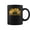 Black, variant on Foxtrots Deltas Tangos Sunflower Flower Boho Floral Coffee Mugs