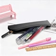 thumbnail image 7 of Under $1 Pencil Case, Slim Faux Leather Zippered Pen Pouch, Compact Stationery Organizer for College Office Daily Use by PALIFEUR, 7 of 7