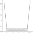thumbnail image 3 of Custom Personalized 10K White Gold Large Polished Signature Bar Necklace 10k White Gold: Jewelry by Sweet Pea - Made in USA, 3 of 5