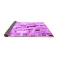 thumbnail image 2 of Ahgly Company Indoor Round Patchwork Purple Transitional Area Rugs, 6' Round, 2 of 4