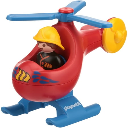 PLAYMOBIL Fire Rescue Helicopter Playset