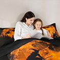 thumbnail image 4 of Feelyou Spooky Witch Twin Comforter Sets, Happy Halloween Gothic Castle Bedding Set, Black Reversible, 2-Piece, 1 Comforter and 2 Pillowcases, 4 of 7
