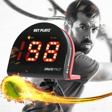 Tennis Gifts - NetPlayz Tennis Radar Guns Speed Sensors (Hands-Free) - Measure Serve, Racquet & Ball Speed | Training Aids, High Tech Gadget & Gear