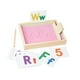 thumbnail image 4 of Bandeja de escritura de arena de madera profunda, herramienta de aprendizaje y bolígrafo de madera con 26 tarjetas de letras y 10 tarjetas numéricas Rosa, 4 of 9