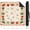 Orange and Yellow, variant on Colorful Coquette Bow Mahjong Mat for Table 31.5 x 31.5 in, Peace Love Mahjong Non-Slip Noise Reduction Mah Jong Table Cover Tablecloth for Card Poker Dominoes Dice and Board Games
