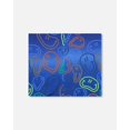 thumbnail image 3 of Tube de Cou en Jersey Extensible Bleu Imprimé Smileys, 3 of 4