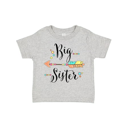 

Inktastic Big Sister- Dots and Arrow Gift Toddler Toddler Girl T-Shirt