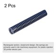 thumbnail image 3 of Unique Bargains Die Spring 2 Pack 20mm OD 125mm Long Spiral Stamping Light Load Compression Die Springs, Blue, 3 of 5