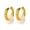 Style 4, variant on Women's Stainless Steel Natural Stone Hoop Earrings Huggie Statement Ear Studs Style 11