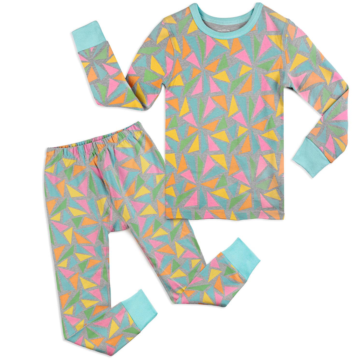 Organic Cotton Fair Trade Certified Footless PJs for Toddlers and Kids Mightly Girls' Pajamas 