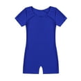 thumbnail image 3 of renvena Kids Gymnastics Dance Unitard Shorts Spandex Athletic Wear Leotard Biketard, 3 of 7