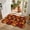 Brown, variant on Half Circular Door Mat 16"x24", Letter C Absorbent Non Slip Welcome Mats for Front Door, Monogram Words Diatomaceous Entryway Rug for Bathroom Kitchen Apartment Entrance