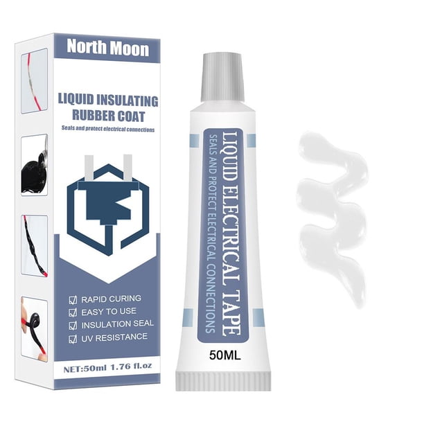 Cinta Eléctrica Aislante Líquida Pegamento Impermeable 50 Ml () Blanca