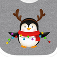 thumbnail image 4 of Inktastic Penguin Xmas Boys or Girls Baby Bib, 4 of 4
