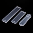 thumbnail image 3 of LHCER 3pcs/set DIY Rectangle Cat Claw Silicone Mould Epoxy Resin Jewelry Bookmark Craft with Hole, Bookmark Craft, Bookmark making mold, 3 of 7