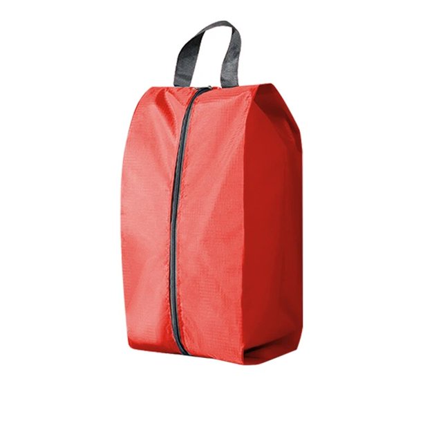 Bolsas de almacenamiento de zapatos a prueba de polvo, organizador de zapatos de nailon portátil de viaje con cremallera resistente, bolsillo impermeable, 1 unidad