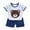 A06-Sky Blue, variant on NIEWTR Toddler Baby Boy Girls Golf Outfit Cartoon Print T Shirts Top Plaid Shorts Set 2Pcs BirthdayDinosaur Summer Clothes Children's Gift Pajamas & Dailywear Set (Blue,18-24 Months)