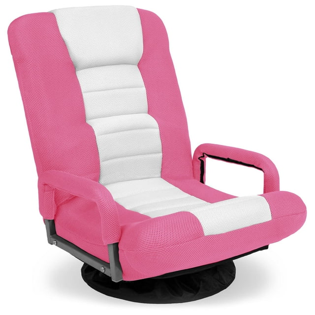 Silla para videojuegos Best Choice Products, gira 360° con soporte lumbar