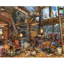 Springbok 1000 Piece The Hunting Lodge Jigsaw Puzzle for Adults  - Made in USA