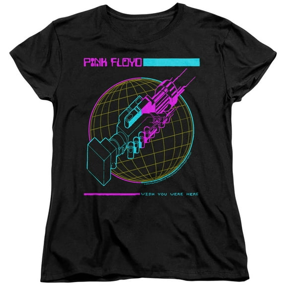 Pink Floyd Wish You Were Here Grid Women's T Shirt, Black, 2X-Large