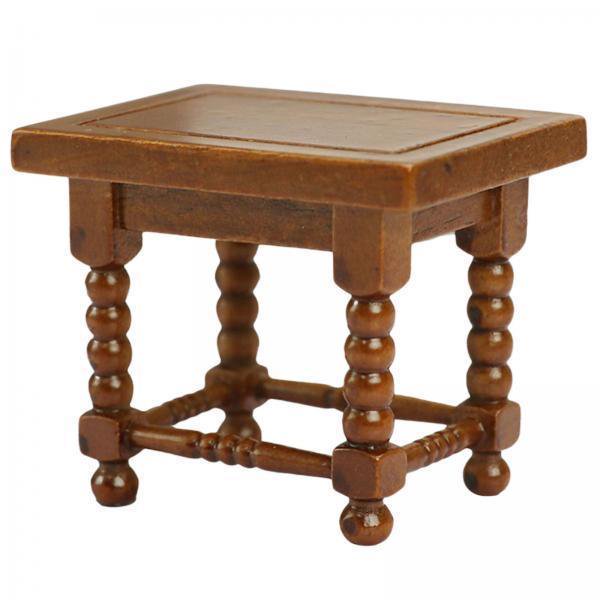 2 Mesas Auxiliares De Madera, Suministros De Paisaje, Muebles, Mini Adornos 1:12 CUTICAT cafetera