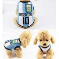 thumbnail image 2 of Sudadera para perros, camiseta para mascotas, ropa de verano para perros, ropa para mascotas para perros, chaleco suave bonito, equipo de fútbol Namotu CZCW-ZC428-5, 2 of 4