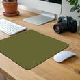 thumbnail image 5 of It's Just a Solid Olive Drab Color Mouse Pad Low Profile Gaming Mat, 5 of 7