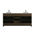 thumbnail image 3 of Elegant Kitchen and Bath Austin 72 inch Double Bathroom Vanity in Expresso, 3 of 15