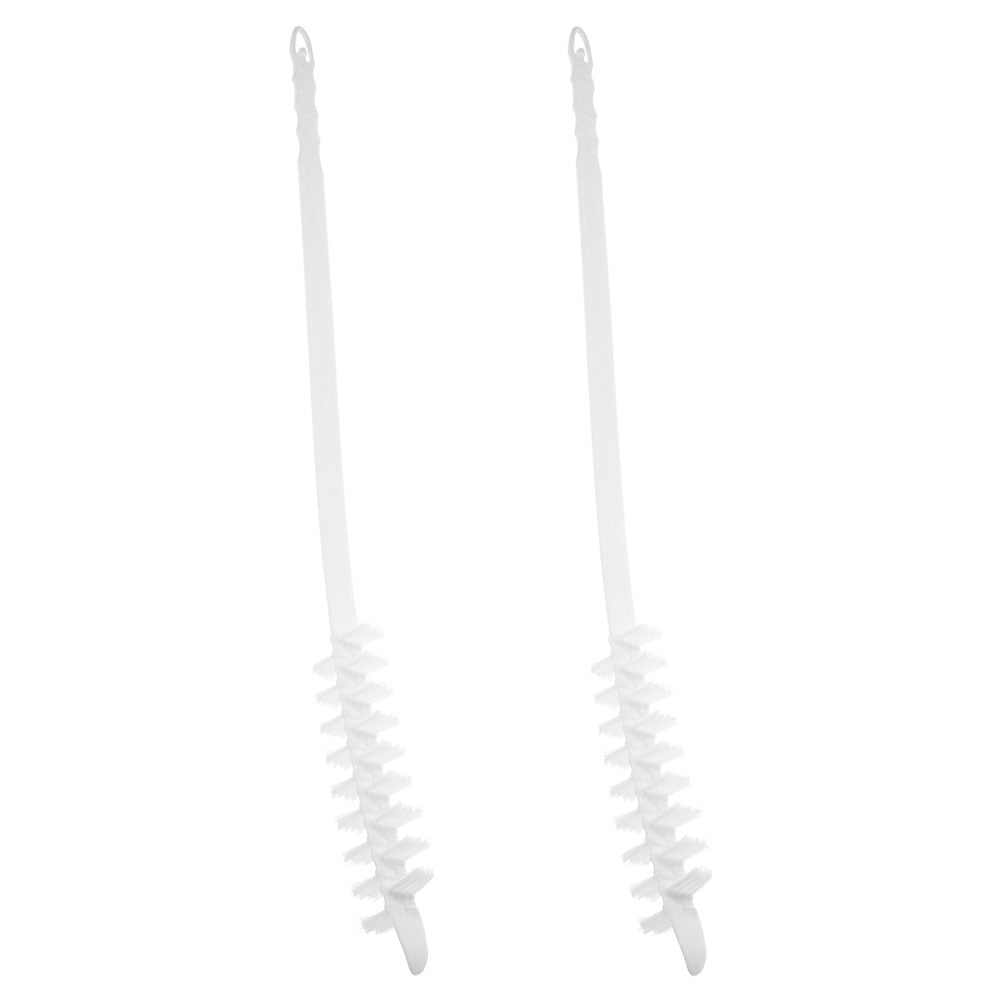 WHAMVOX  2 Pcs Washing Machine Cleaning Brush Cleaner Hard Dryer White