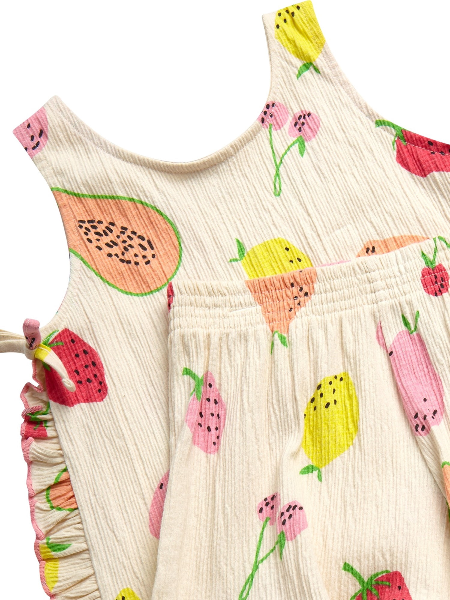 Jessica Simpson Toddler Girls' Ruffle Tank Top and Shorts Set, 2-Piece, Sizes 12M-24M
