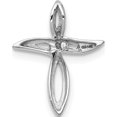 thumbnail image 4 of 10K White Gold Aa Diamond Cross Pendant (Width 12.5) (Length 16.5) - Jbsp, 4 of 5