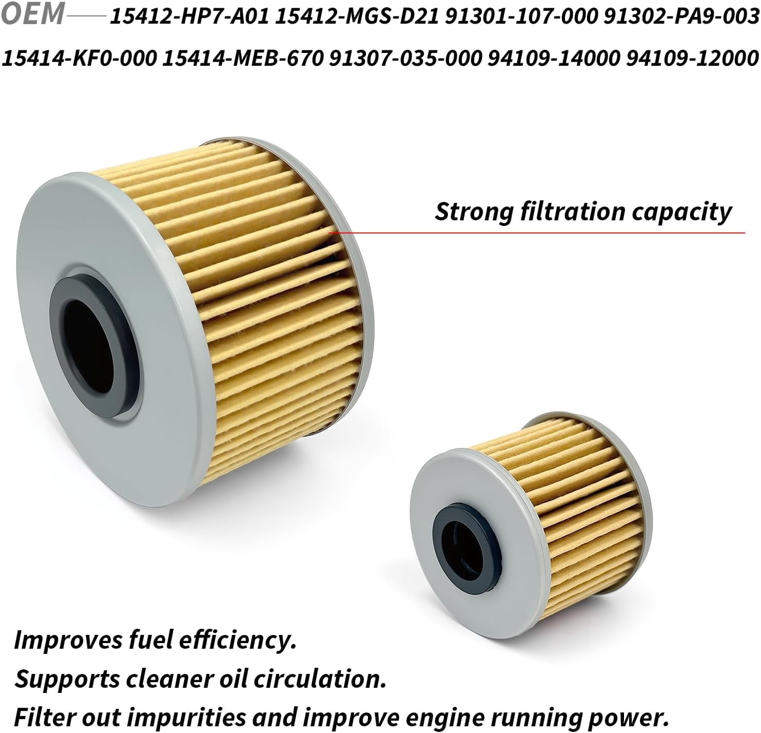 2 Packs Oil Filter Change Kit with O-Rings Springs & Washers for Honda Talon 1000R 1000X Pioneer 1000 1000-5/1000-6 | Replace OEM 15412-HP7-A01