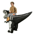 thumbnail image 5 of Inflatable skull dinosaur inflatable costume, Halloween costume, suitable for funny inflatable party decoration costume height (4.9-6.2 inches), 5 of 6
