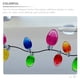thumbnail image 3 of 1 Juego de pegatinas magnéticas con bombillas reflectantes de tema navideño para el refrigerador del buzón del garaje del coche, 3 of 7